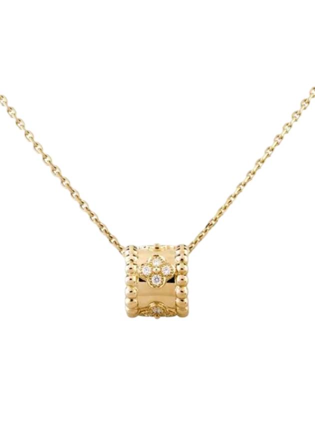 반클리프앤아펠 뻬를리 클로버 펜던트 목걸이 골드