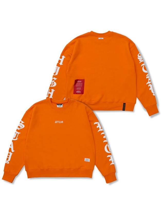 스티그마 Stay High Oversized Crewneck Orange