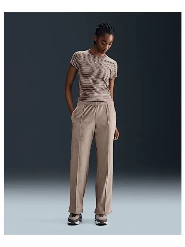 나이키 스포츠웨어 칠 니트 우먼 미드라이즈 벨루어 팬츠 바지 HJ0922 233