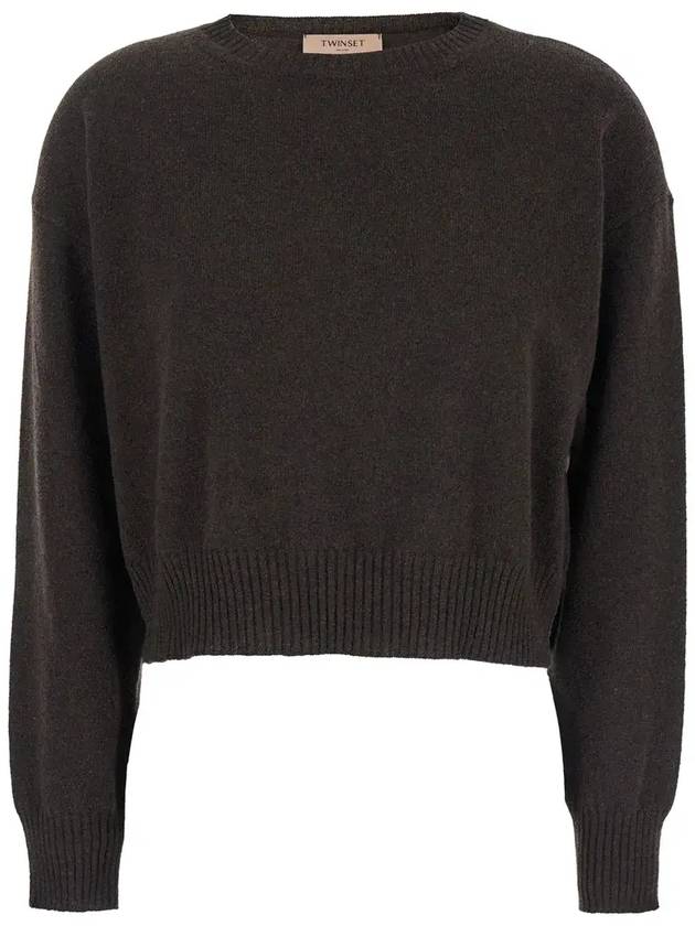 트윈셋 크루넥 니트 점퍼 242TT3344_11946