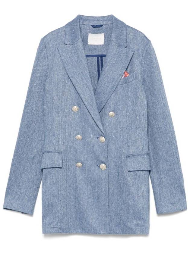 치르콜로 1901 여성 LINEN AND COTTON DOUBLE BREASTED 자켓 FD35388228