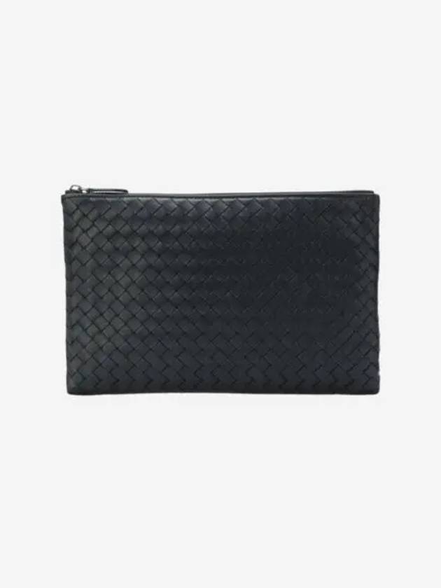 보테가 베네타 빌레토 인트레치아토 클러치 블랙 Bottega Veneta Biletto Intrecciato Clutch Black