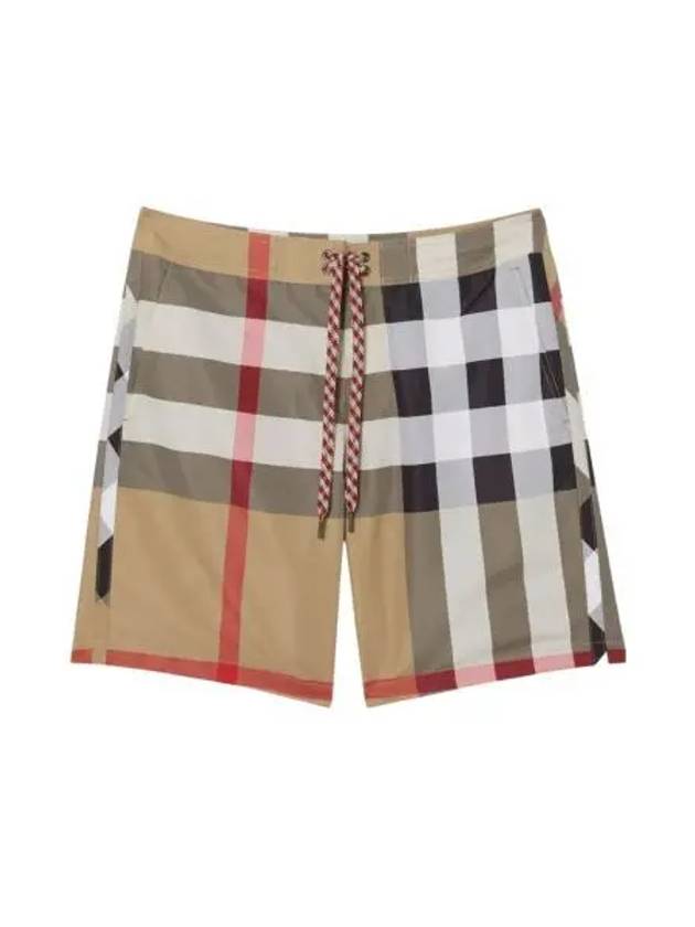 버버리 체크 스윔 쇼츠 아카이브 베이지 Burberry Check Swim Shorts Archive Beige
