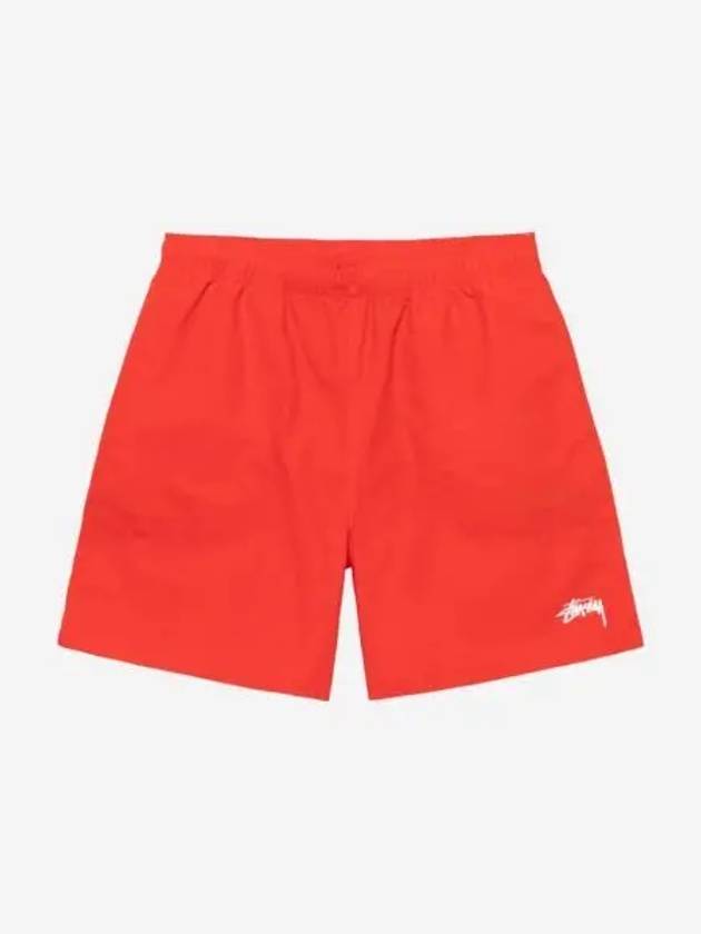 스투시 스탁 워터 쇼츠 브라이트 레드 Stussy Stock Water Shorts Bright Red