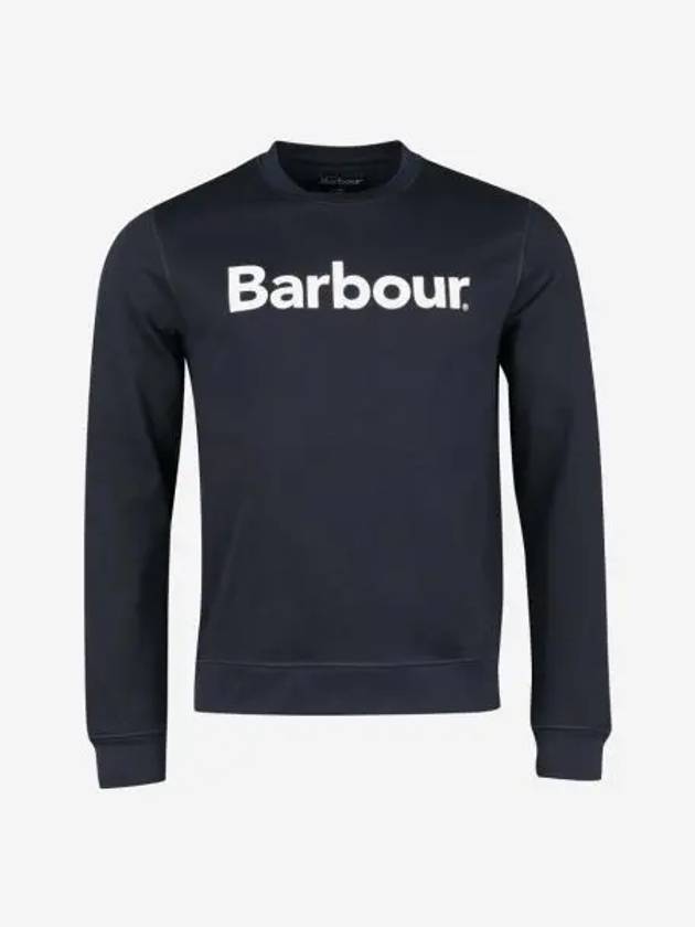 바버 로고 크루넥 스웨트셔츠 네이비 Barbour Logo Crewneck Sweatshirt Navy