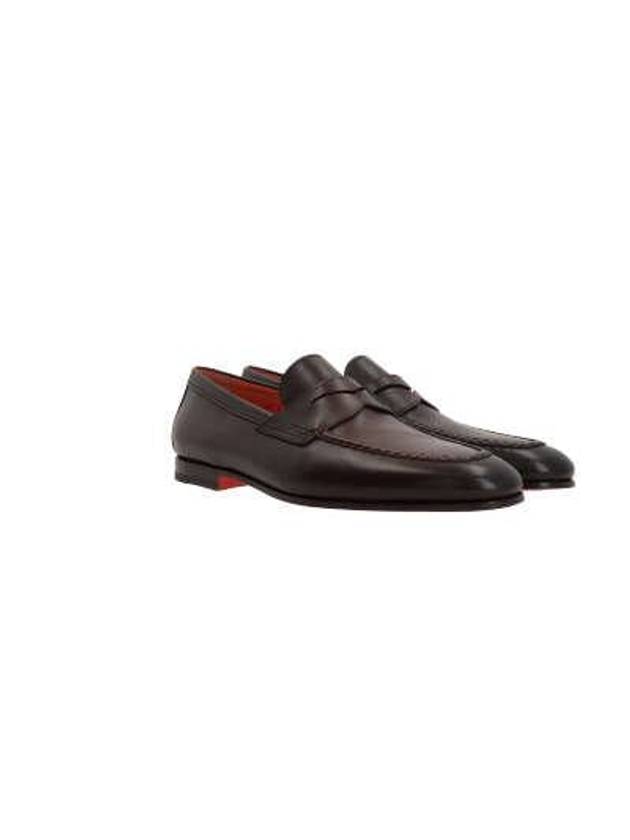 24SS 산토니 로퍼 MCNC18007SA4BSLFT50 DARK BROWN