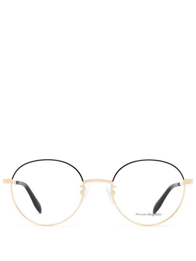 25SS 알렉산더 맥퀸 남성 안경 Alexander McQueen AM0369O Gold