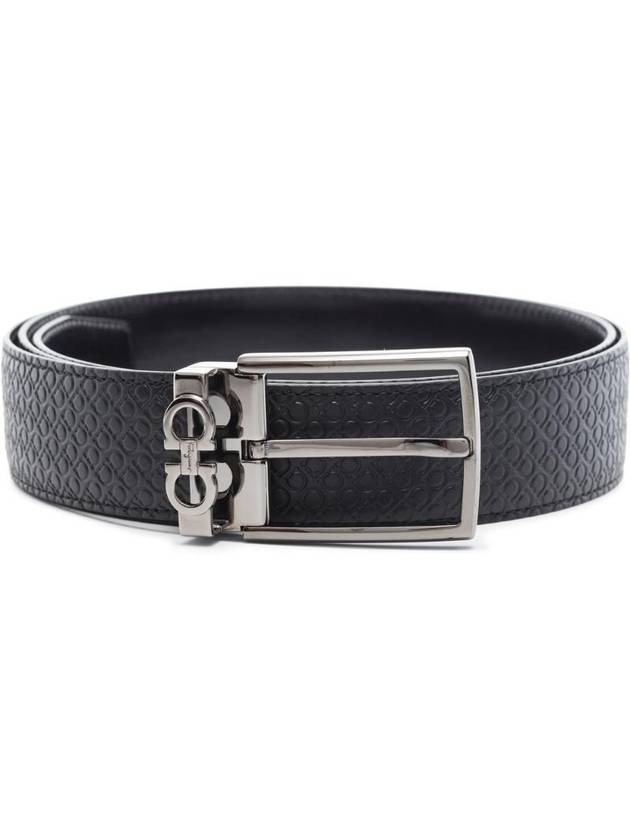 페라가모 남성 GANCINI LEATHER BELT 67A037718382013