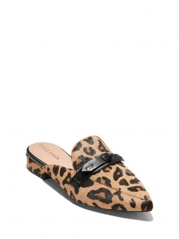 우먼 콜한 파이퍼 보우 뮬 레오파드 호피 Ha 10353642