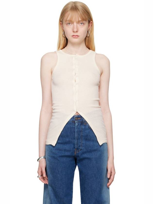 오프화이트 프레스 스터드 탱크 탑 Off White Press Stud Tank Top