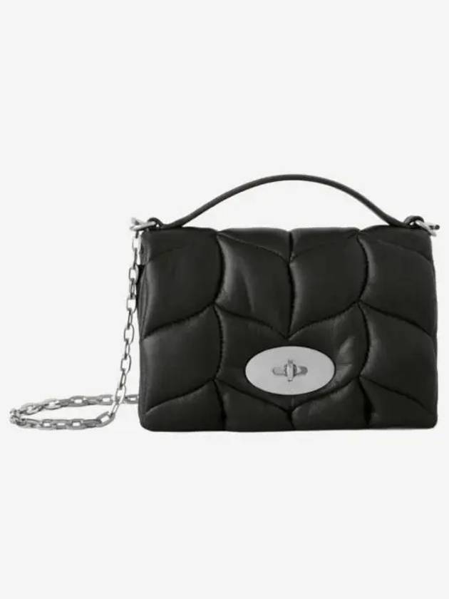 멀버리 필로우 이펙트 나파 레더 타이니 소프티 블랙 Mulberry Pillow Effect Nappa Leather Tiny Softie Black