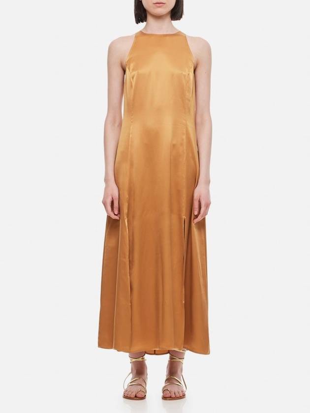 Loulou Studio Mina Silk Satin Dress