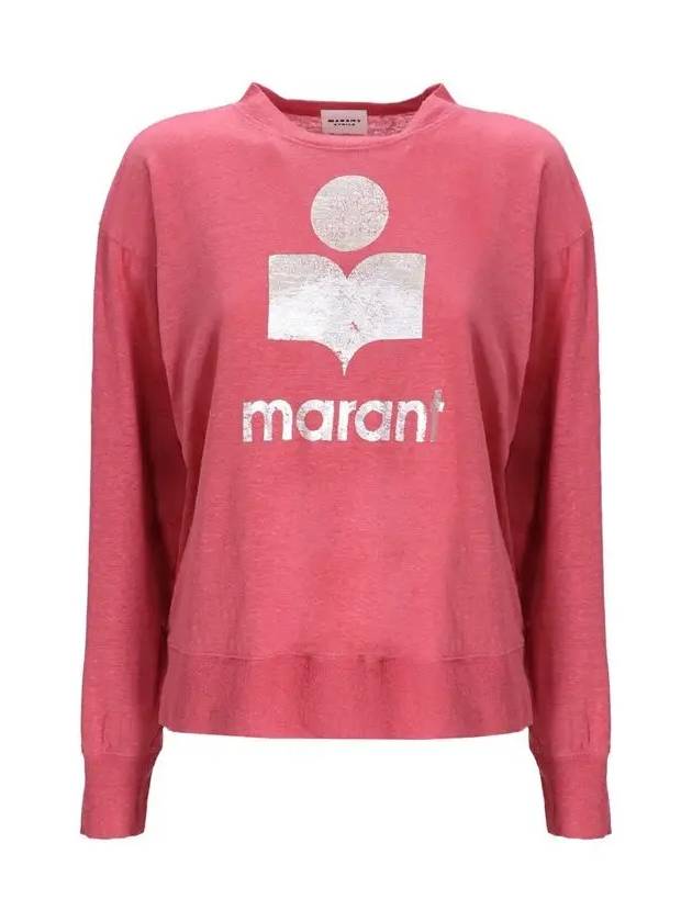 24FW KLOWIA 로고 린넨 티셔츠 TS0005FA A1N10E AKSI