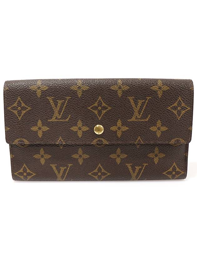 Louis Vuitton 루이비통 M61215 모노그램 캔버스 포트 트레소 인터네셔날 장지갑