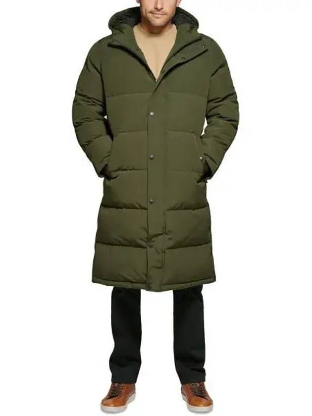 리바이스 맨즈 퀼티드 엑스트라 롱 파카 패딩 자켓 올리브 9607465