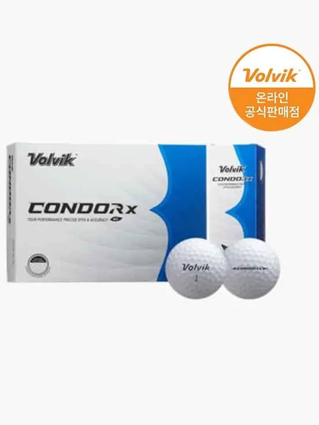 볼빅 23 콘도르 X 우레탄 화이트카본 골프공 골프볼 4피스