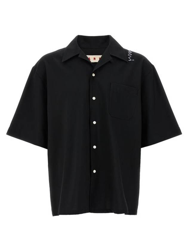 25SS 마르니 긴팔 셔츠 CUMU0054S3UTP77100N99 Black