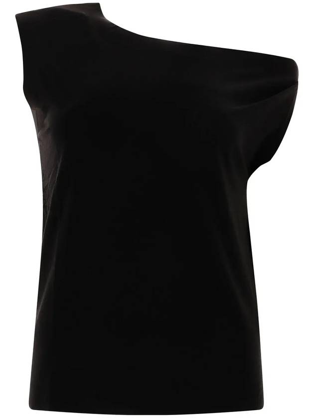 Norma Kamali 드롭 숄더 탑 KK1206PL143_001BLACK