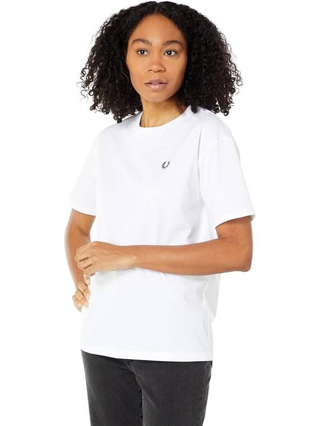 여성용 프레드 페리 크루넥 티셔츠 Womens Fred Perry Crew Neck T Shirt