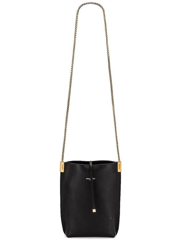 생로랑 수잔 스몰 호보 숄더 백 블랙