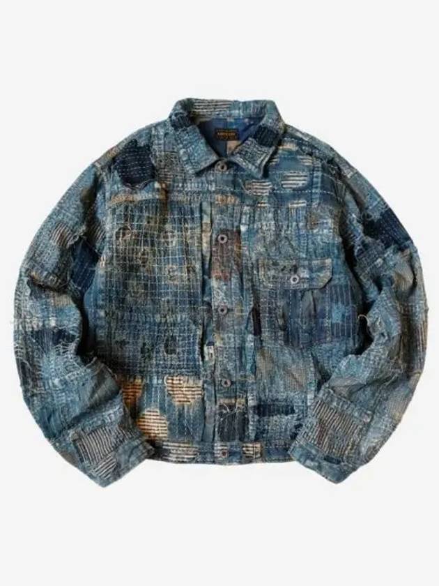 캐피탈 보로 스프링 1st 자켓 인디고 Kapital Boro Spring 1st Jacket Indigo