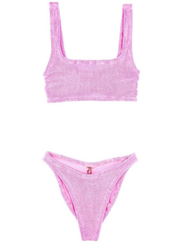 HUNZA G 비키니 & 39 잔드라& 39 XANDRABIKINIBUBBLEGUM