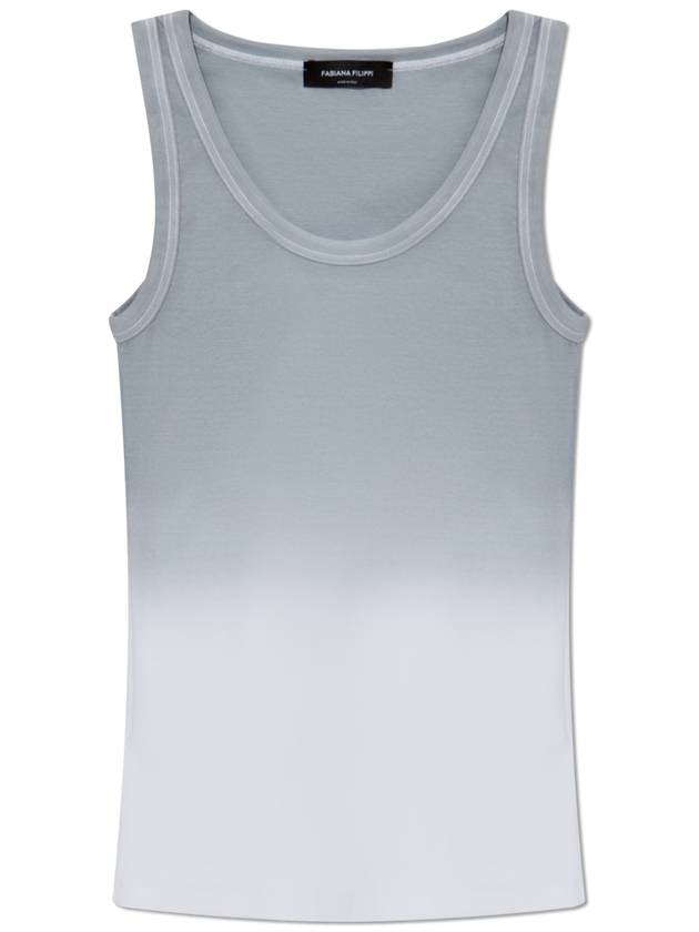 Fabiana Filippi Ribbed Top Women's Grey