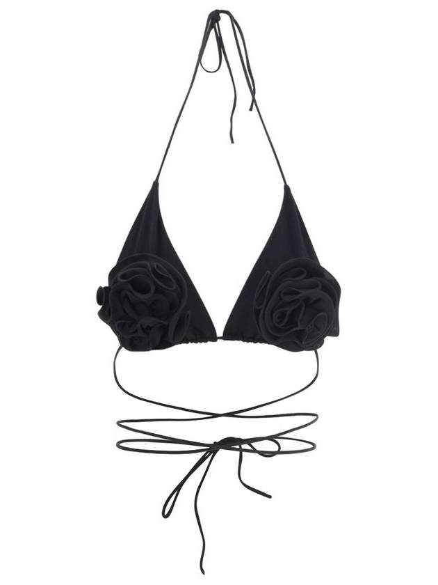 Magda Butrym 플로럴 스트래피 트라이앵글 비키니 탑