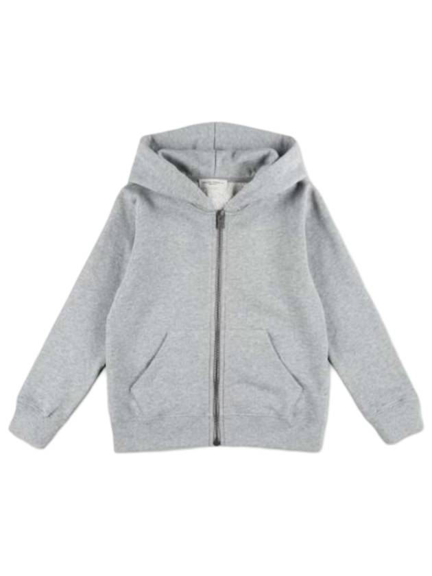 골든구스 키즈 프린트 온 더 백 후드 자켓 그레이 멜란지