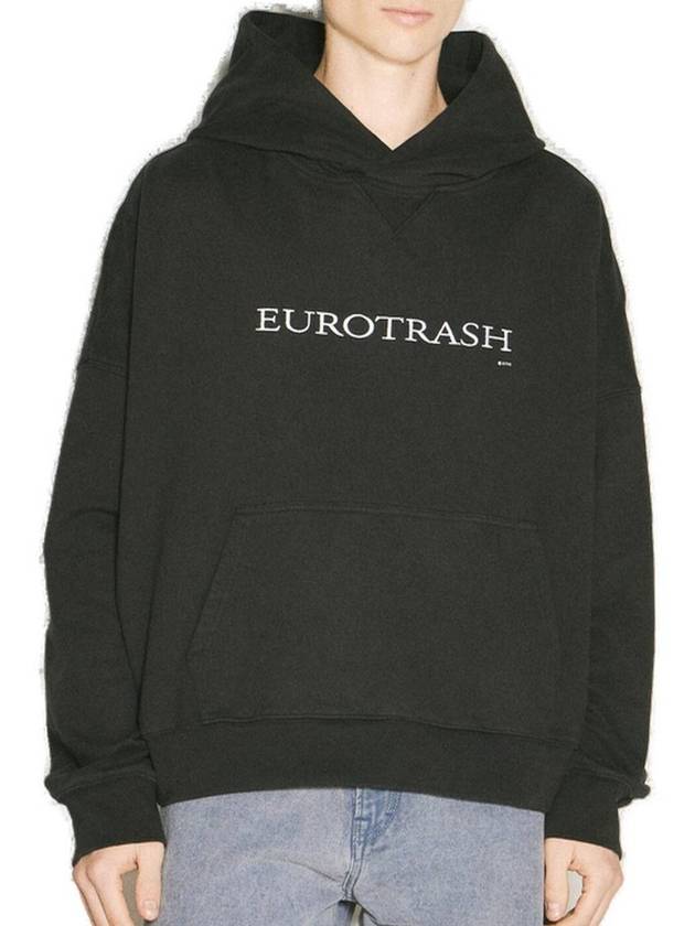 Eytys Eurotrash 텍스트 자수 후드 티셔츠