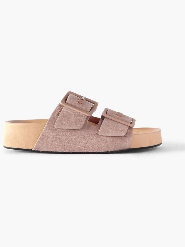 NB07 ATP아틀리에 여성 샌들 Spezia buckled suede platform slides 1647597327298976