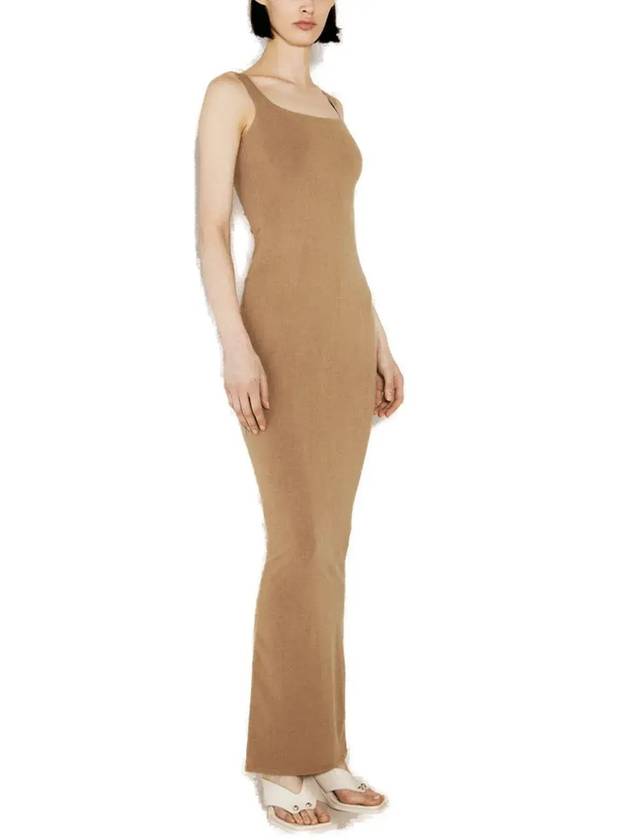 Entire Studios 스퀘어넥 슬리브리스 맥시 드레스 ES2500CO_CORK