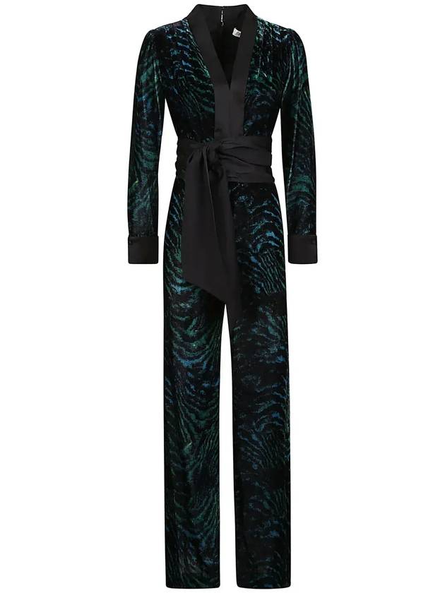 Diane von Furstenberg 벨트 긴팔 점프수트 VEGASJUMPSU_MORTY