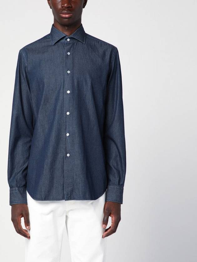Blue Denim Casual Shirt