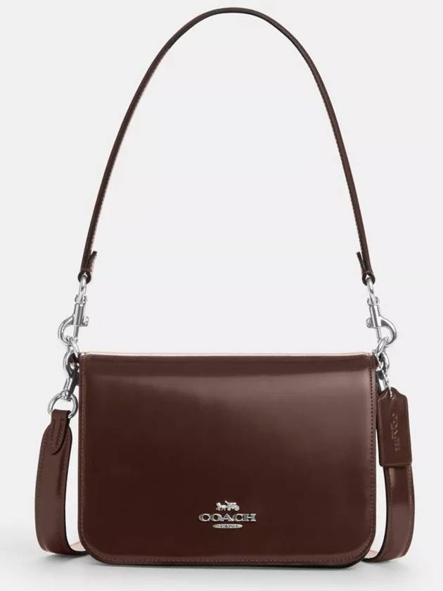 코치 퀸 숄더백 Silver Maple