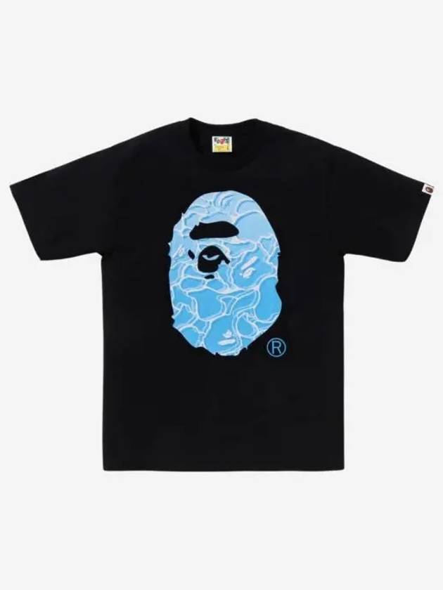 베이프 ABC 씨 서페이스 카모 에이프 헤드 티셔츠 블랙 BAPE ABC Sea Surface Camo Ape Head T Shirt Black