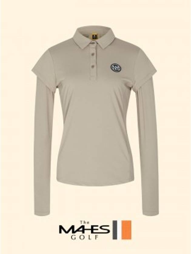 23FW 마헤스 여성 긴팔 티셔츠 오렌지라벨 숄더업 카라티셔츠 GT60493