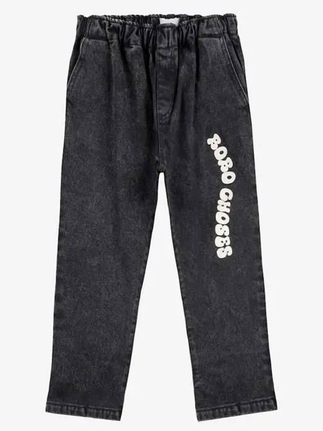 25SS 보보쇼즈 Wavy Bobo Choses 블랙 데님 팬츠