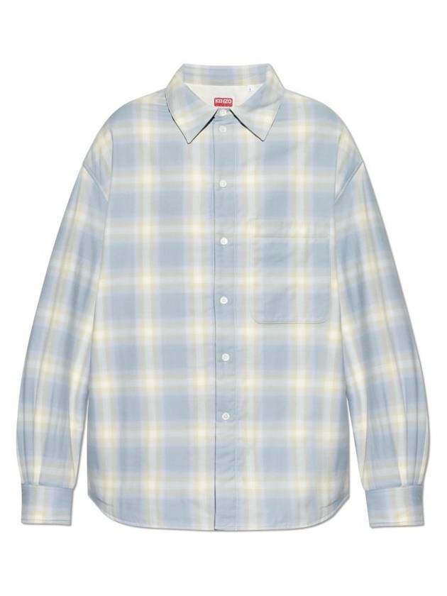 켄조 젠더리스 패디드 오버셔츠