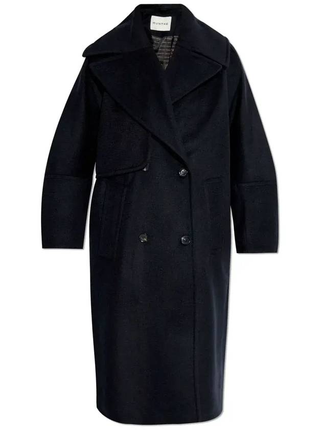 문테 오버사이즈 더블브레스트 코트 2431533243400_NAVY