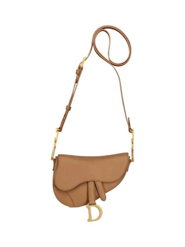 디올 미니 소프트 스트랩 새들 백 라이트 골드 M0465CBUW M34U
