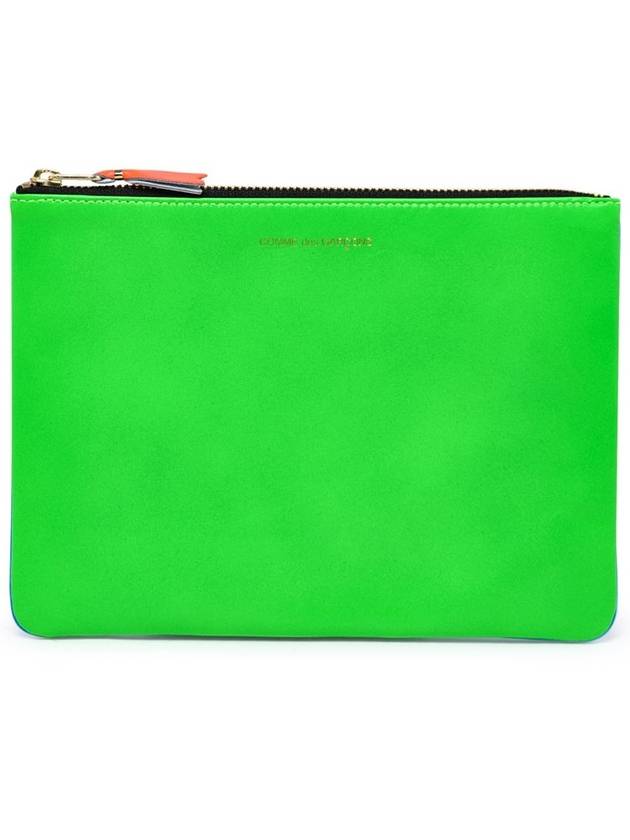 꼼 데 가르송 지갑 슈퍼 플루오 파우치