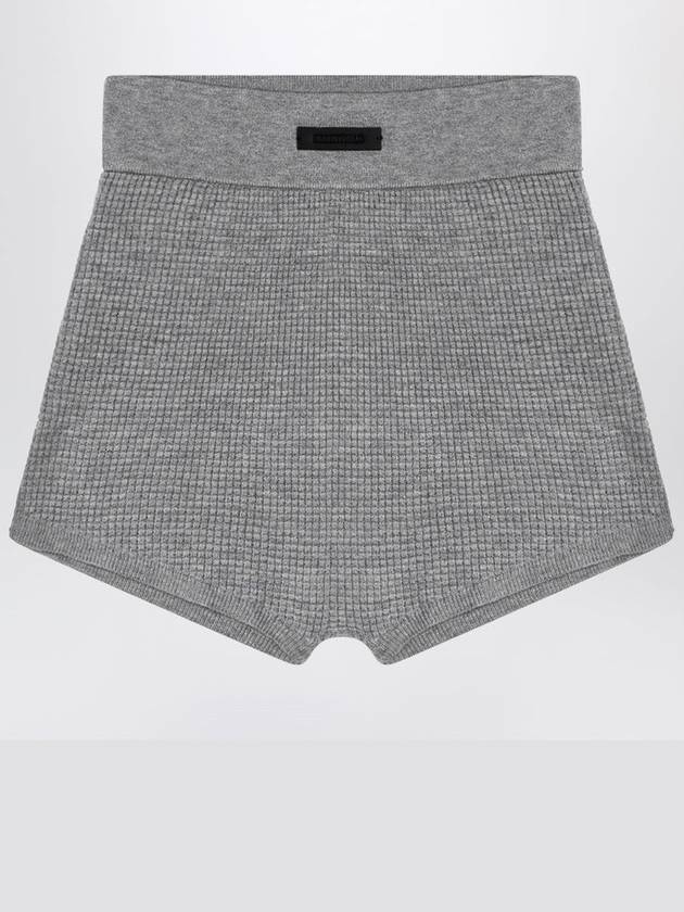 Grey Honeycomb Short