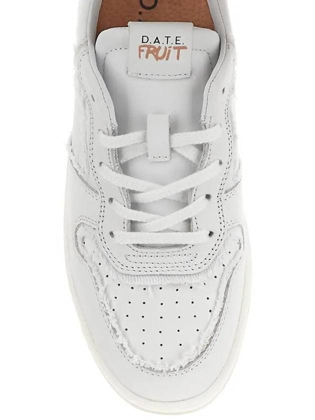 D.A.T.E white Court Fruit Peach Sneakers JP7