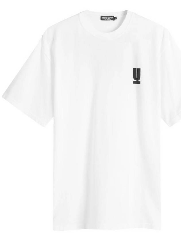 NB15 언더커버 여성 티셔츠 Undercover U Logo T Shirt UB0D3803 WHITE
