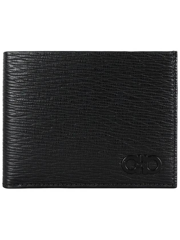 살바토레 페라가모 ID 윈도우 간치니 반지갑 블랙