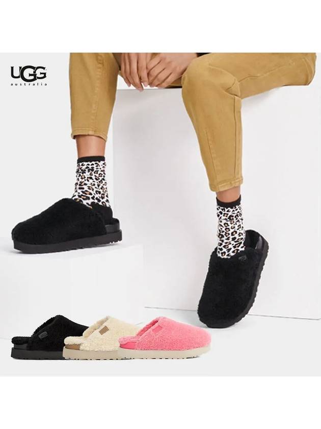 UGG 어그 슬리퍼 퍼즈 슈가 슬라이드 3가지 겨울 거실용