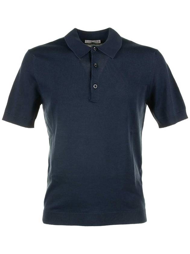 Circolo 1901 Navy Blue Short Sleeve Polo Shirt