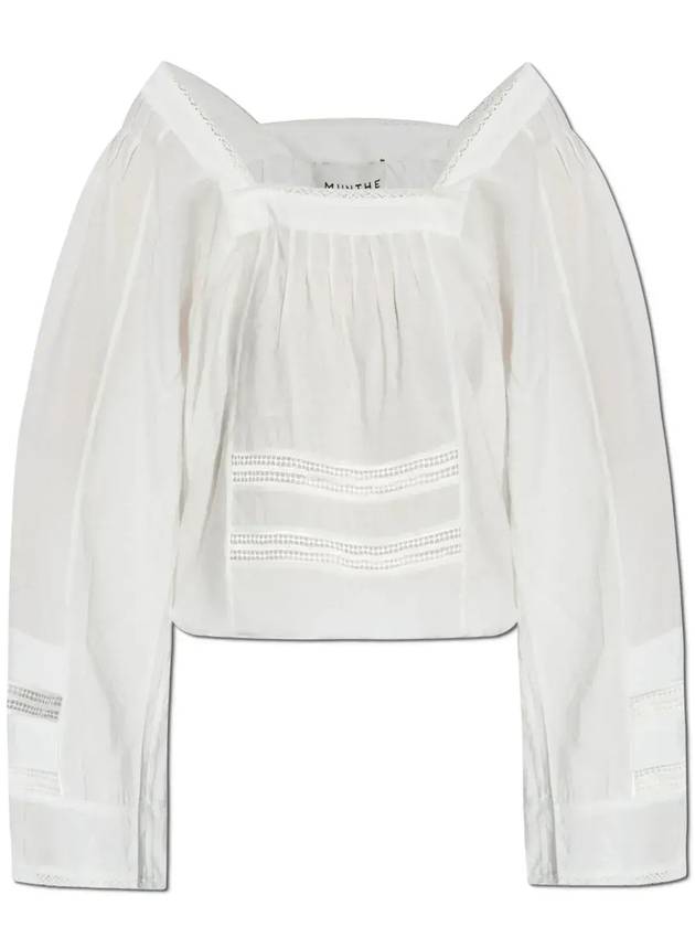 오픈워크 디테일이 있는 문테 탑 2551018255210_WHITE