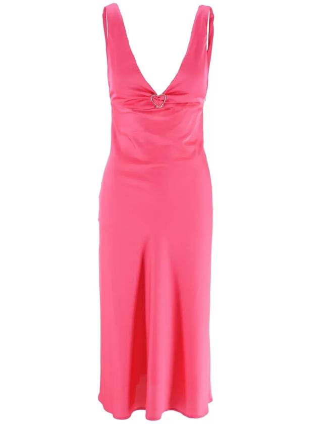 애니바이하트 브이넥 민소매 새틴 드레스 185727_02191